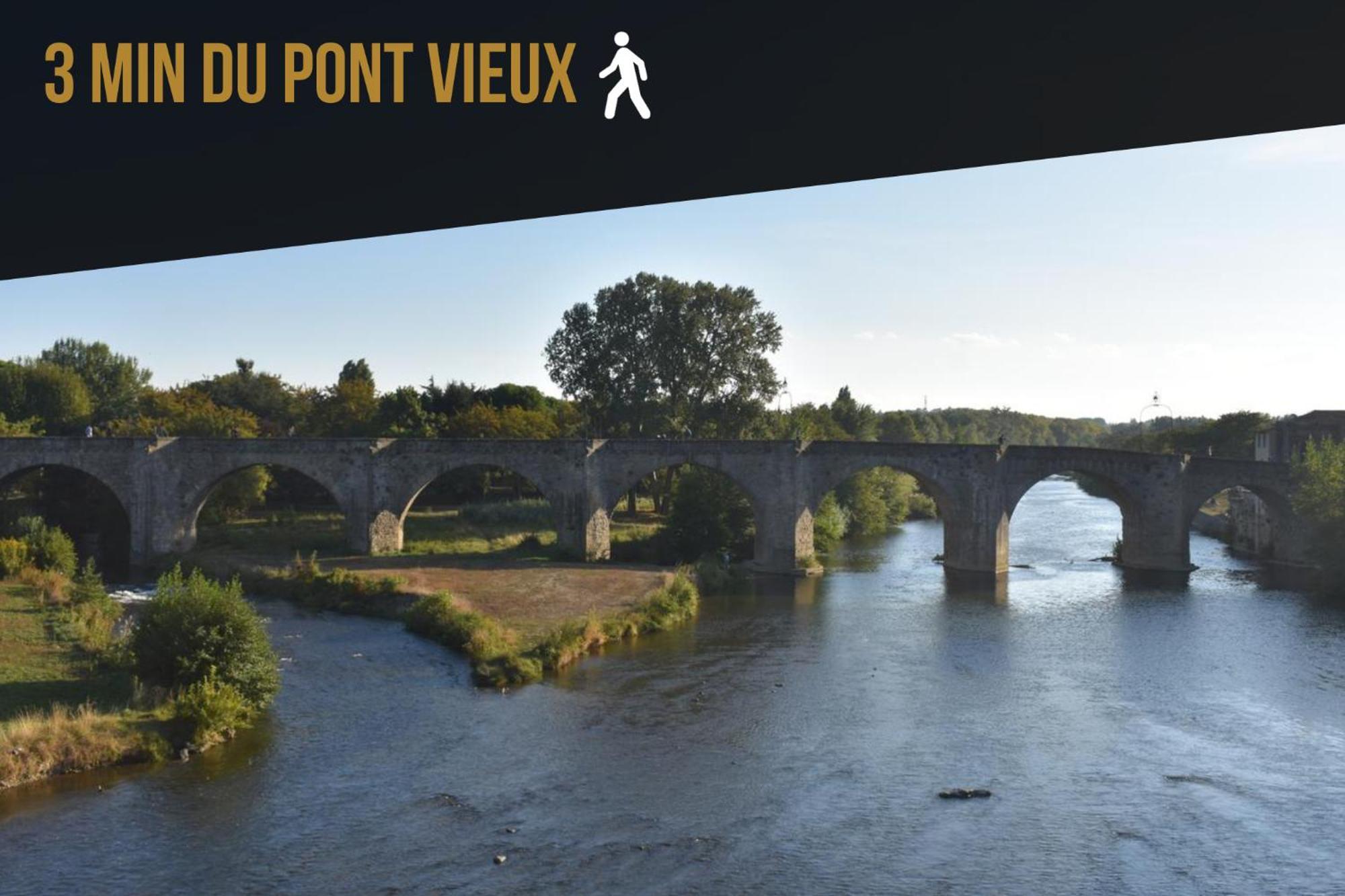 Les Gites De Laure - L'Or Vert, Appartement Avec Vue Sur Le Chateau, Parking Prive, Climatisation, Netflix, A 160 M De La Cite Medievale قرقشونه المظهر الخارجي الصورة