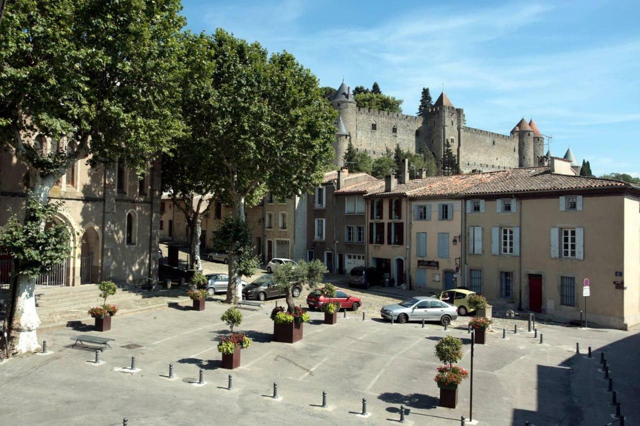 Les Gites De Laure - L'Or Vert, Appartement Avec Vue Sur Le Chateau, Parking Prive, Climatisation, Netflix, A 160 M De La Cite Medievale قرقشونه المظهر الخارجي الصورة